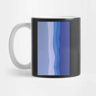 Blue purple stripes patterns Mug